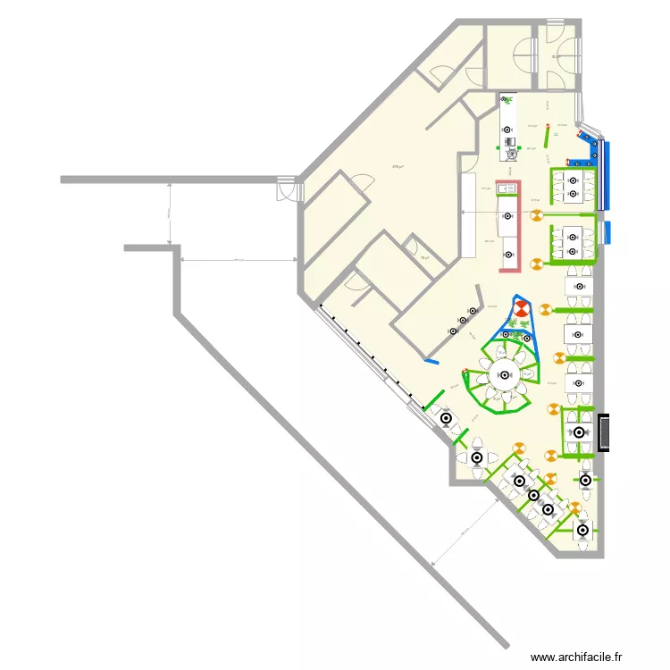 Restaurant Sushi World 20190207. Plan de Restaurant Sushi World 20190207. Plan de