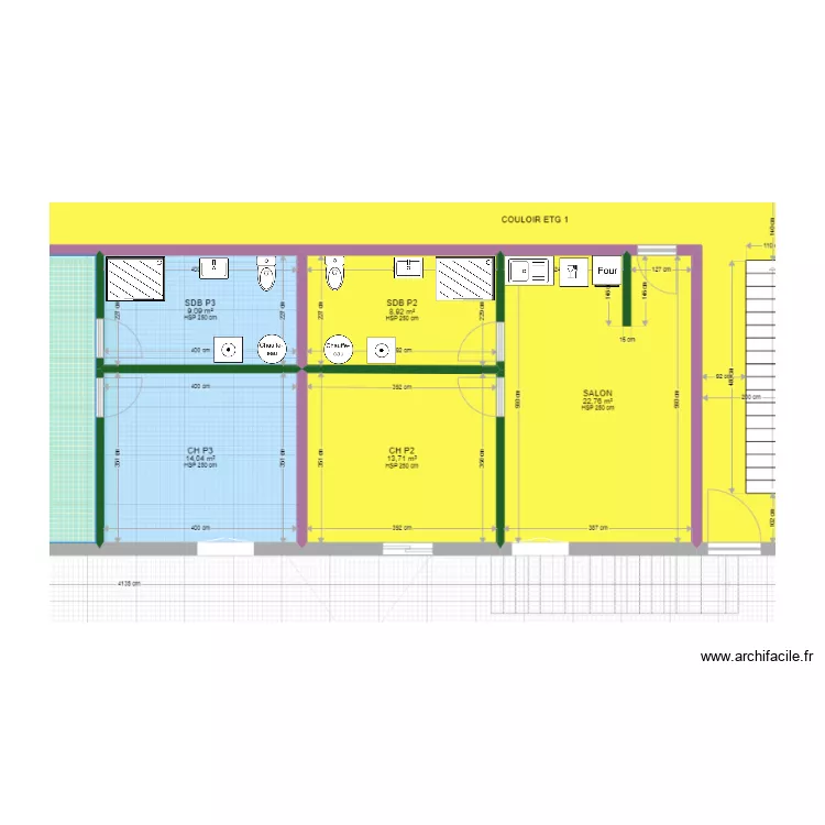 P2 Cuisine . Plan de 