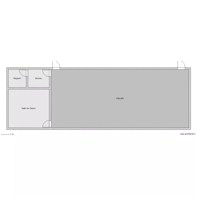 Atelier Soudure. Plan de 