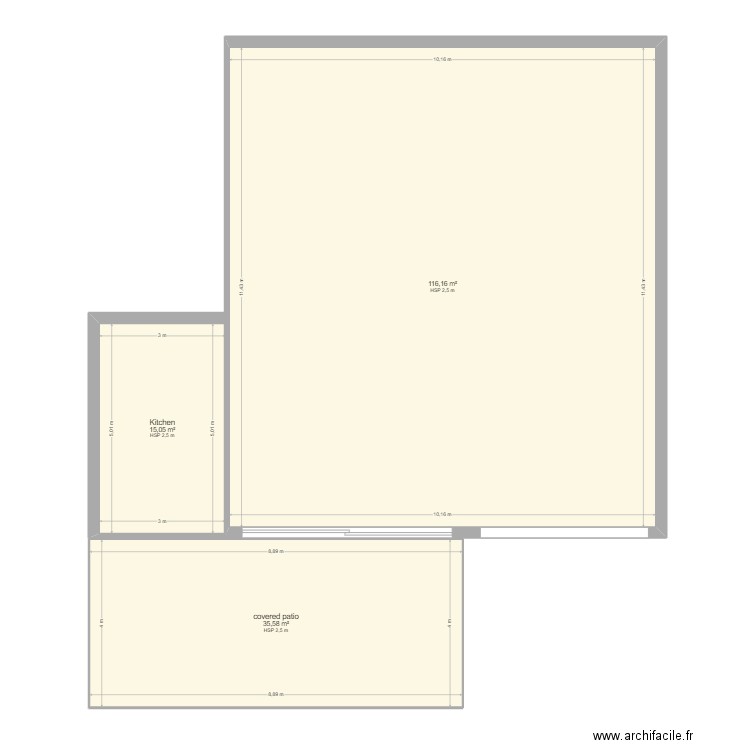 TUCSON HOUSE 05/25/23. Plan de 3 pièces et 167 m2