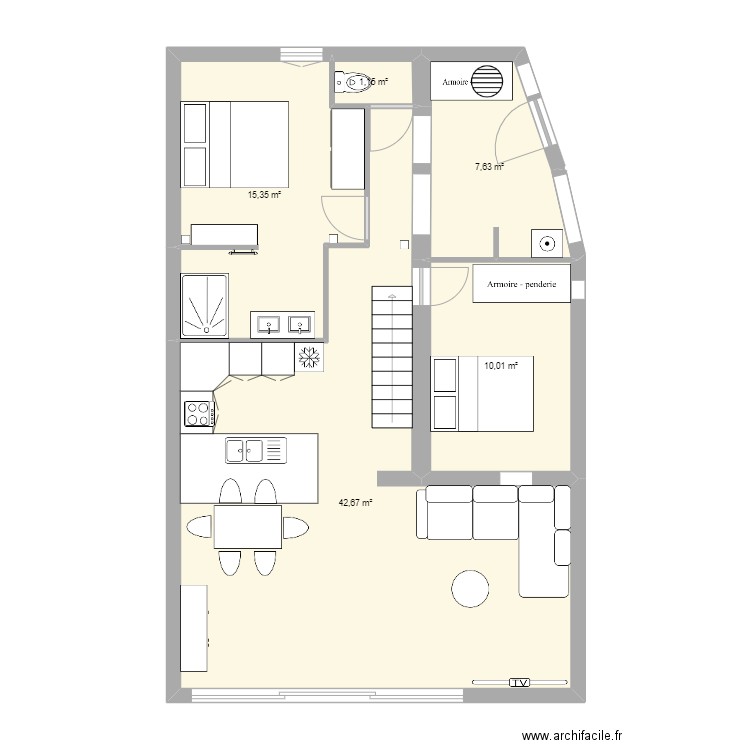 Plan. Plan de 0 pièce et 0 m2