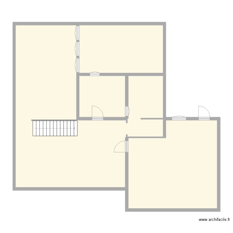 aggrandissement papa 3. Plan de 0 pièce et 0 m2