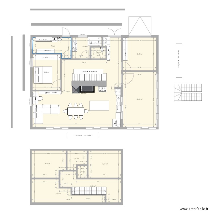 CARRE. Plan de 0 pièce et 0 m2