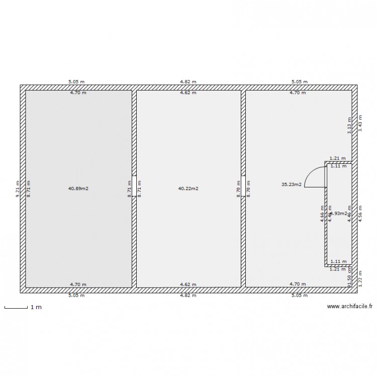 Etage. Plan de 0 pièce et 0 m2