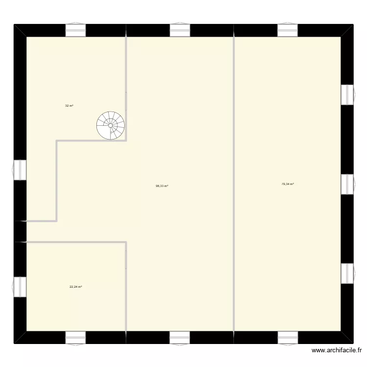Dernier étage Maison Familliale. Plan de Dernier étage Maison Familliale. Plan de