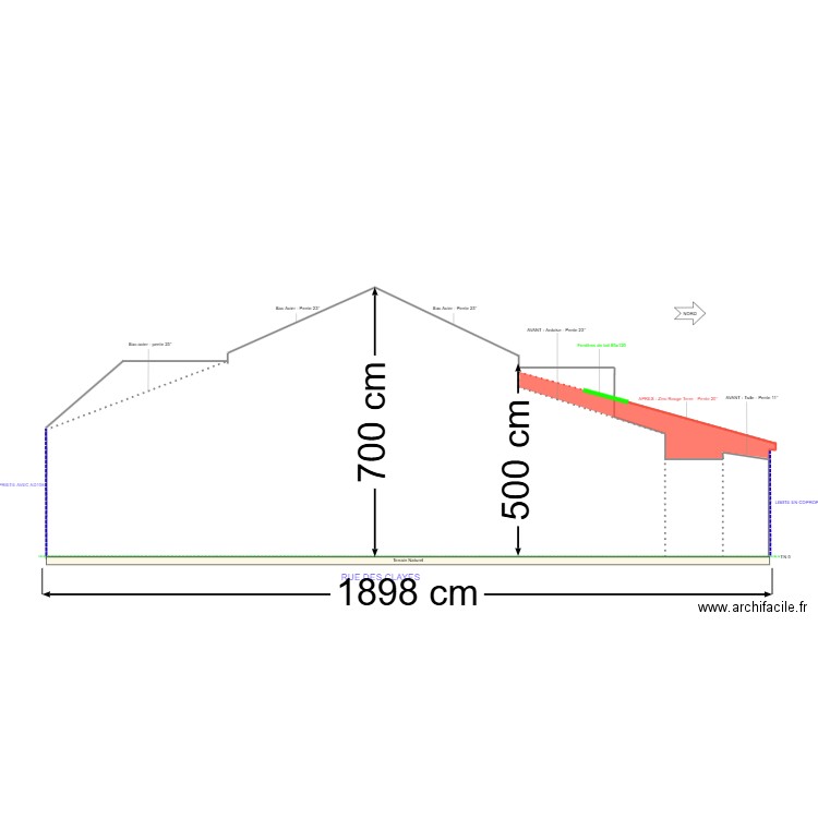 PC3 - plan de coupe finale V4. Plan de 0 pièce et 0 m2