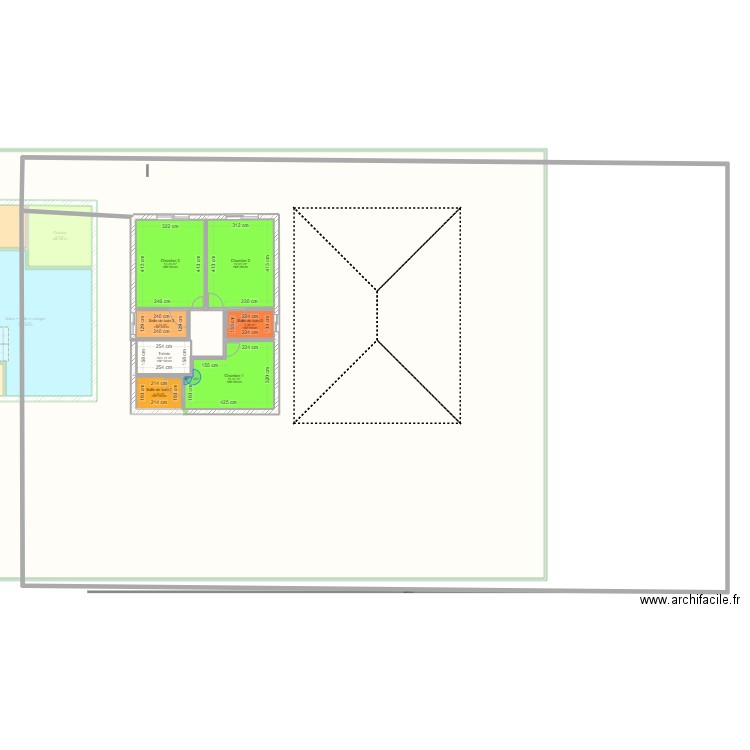 Plan Amisi - Kikolé (RDC. Plan de 12 pièces et 638 m2