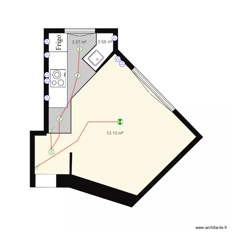 cuisine MATAS. Plan de 