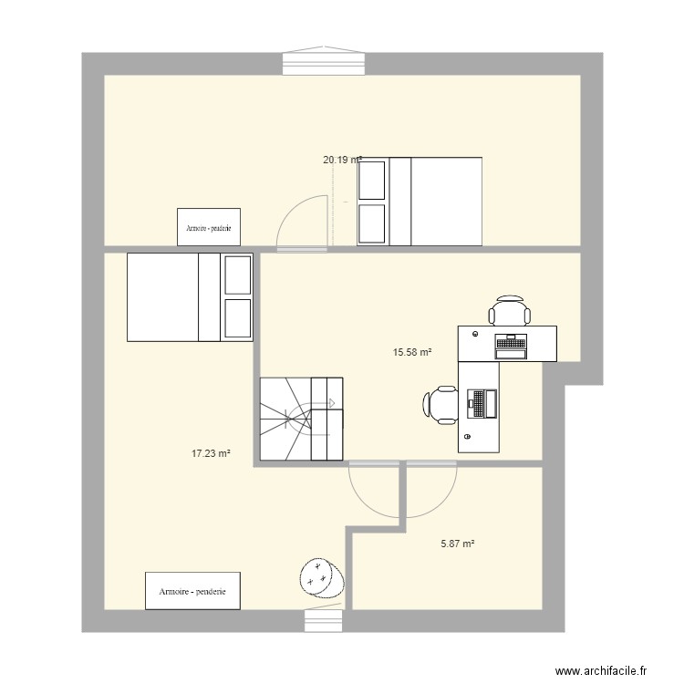 grenier 3. Plan de 0 pièce et 0 m2