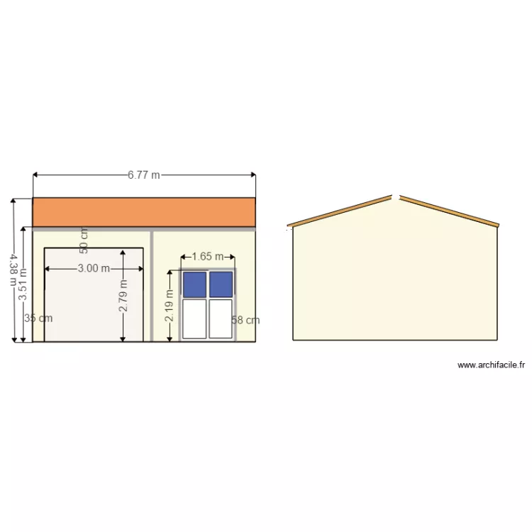 Facades annexe 1. Plan de Facades annexe 1. Plan de