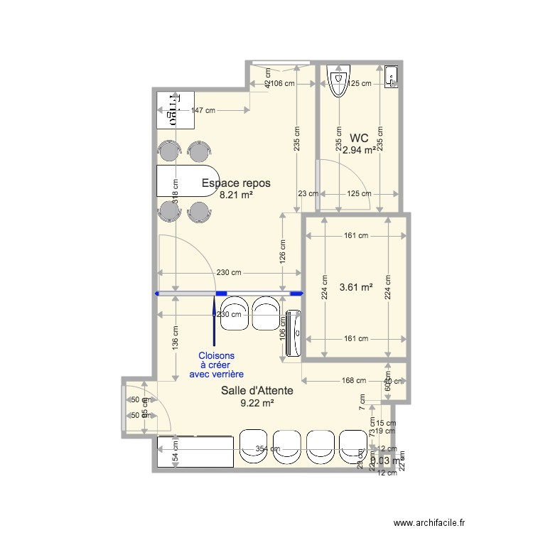 GEBENANT Projet. Plan de 0 pièce et 0 m2