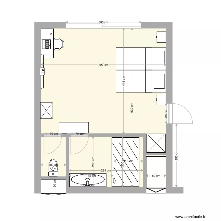 Chambre BC sde bain Etage 2 3. Plan de 