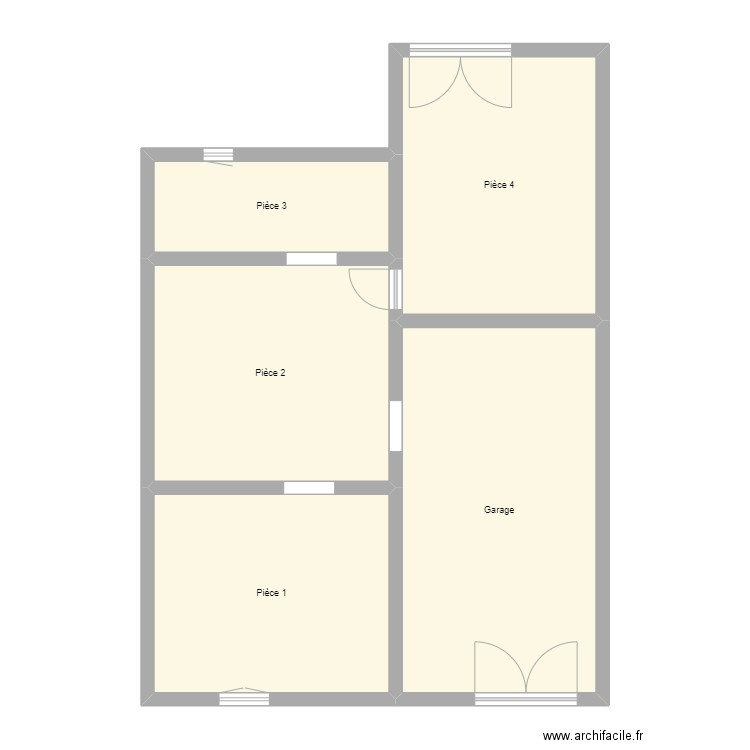Croquis NIEL. Plan de 0 pièce et 0 m2
