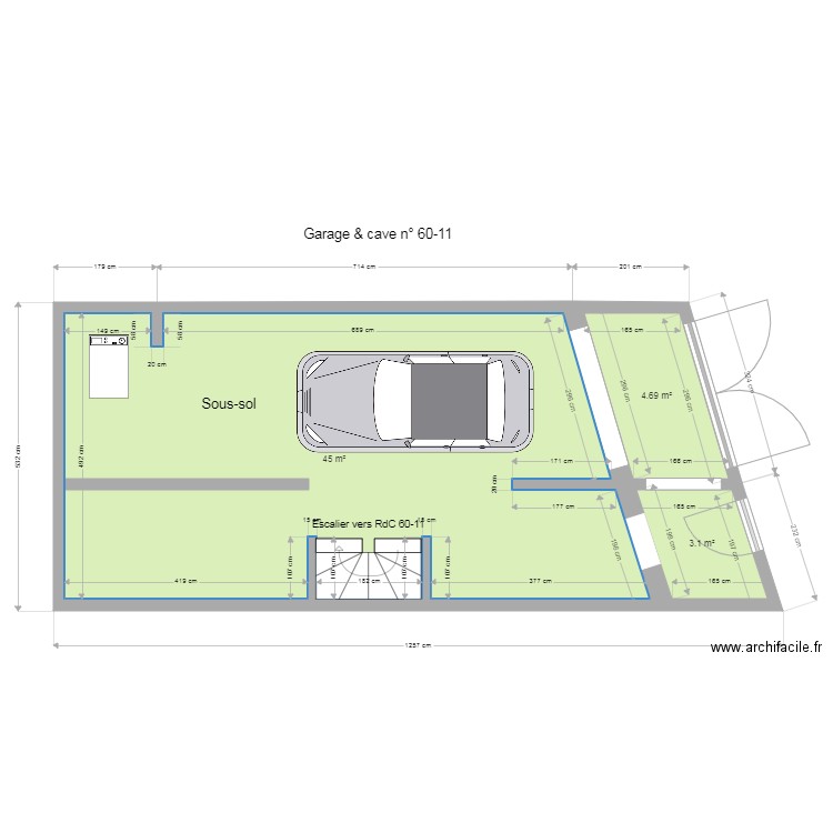 mg5 garage s sol. Plan de 0 pièce et 0 m2