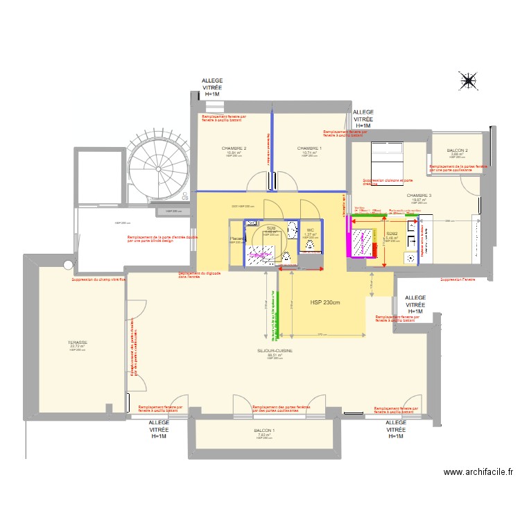 Plan Open Sky TMA v11. Plan de 0 pièce et 0 m2