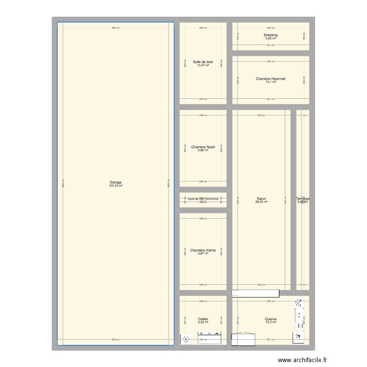 Plan Hourmati MA. Plan de 0 pièce et 0 m2
