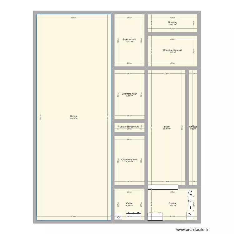 Plan Hourmati MA. Plan de 