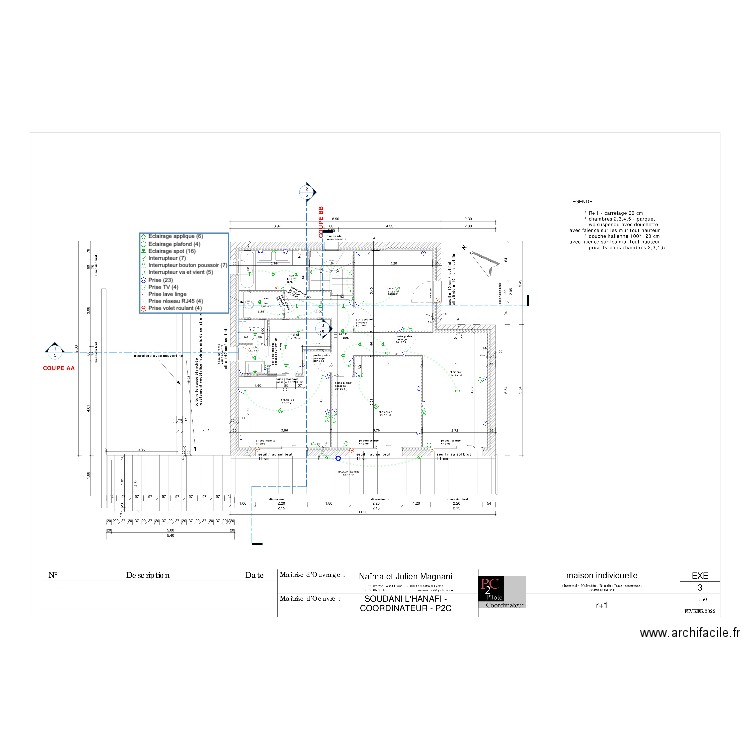 domaine r+1. Plan de 0 pièce et 0 m2