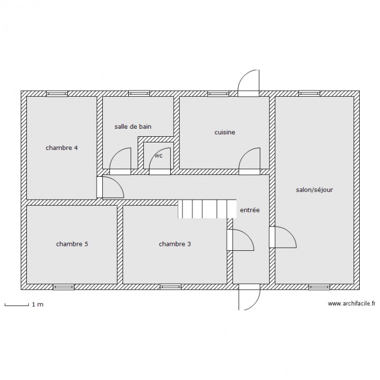 stegneyer rdc. Plan de 0 pièce et 0 m2