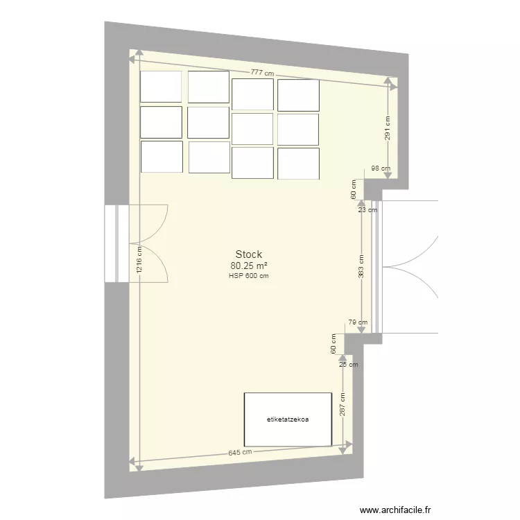 Stock. Plan de Stock. Plan de