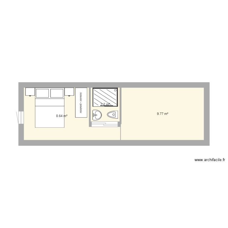 bungalow jeffy. Plan de 0 pièce et 0 m2