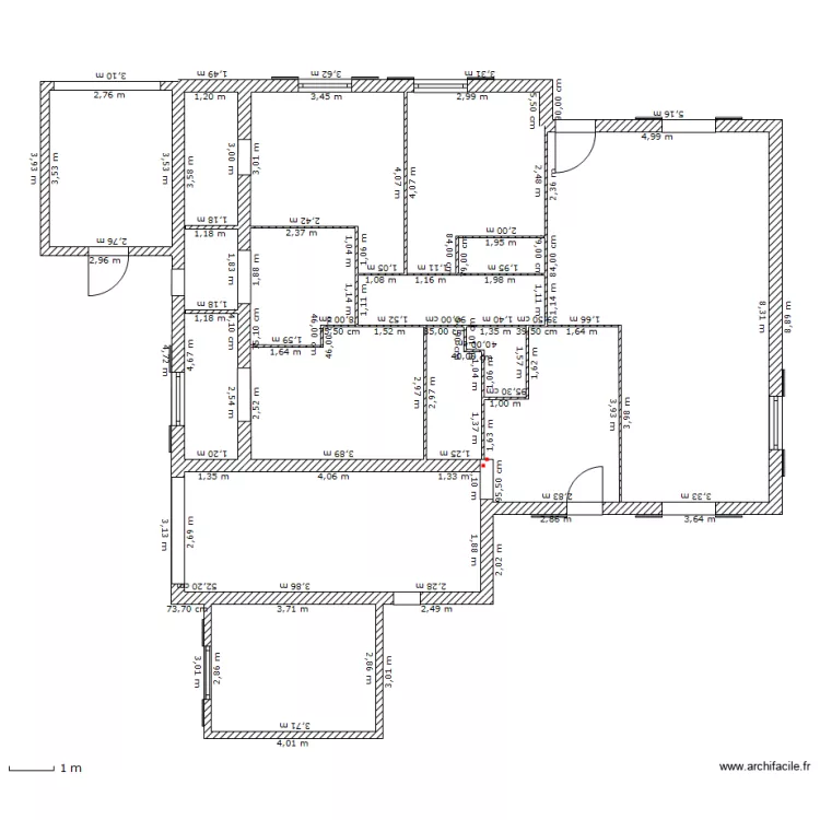 pla avec isolation. Plan de 