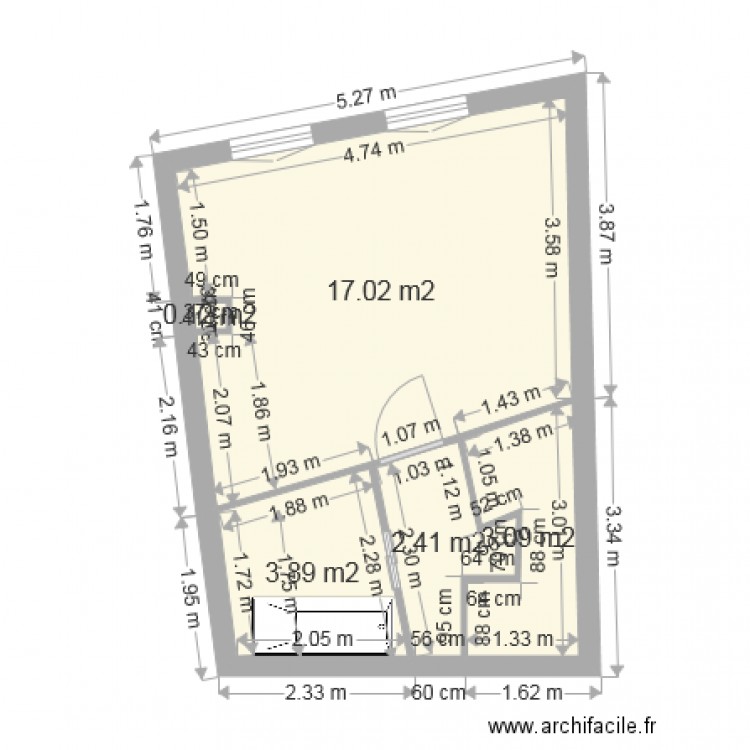 COUJONDE PREMIER. Plan de 0 pièce et 0 m2