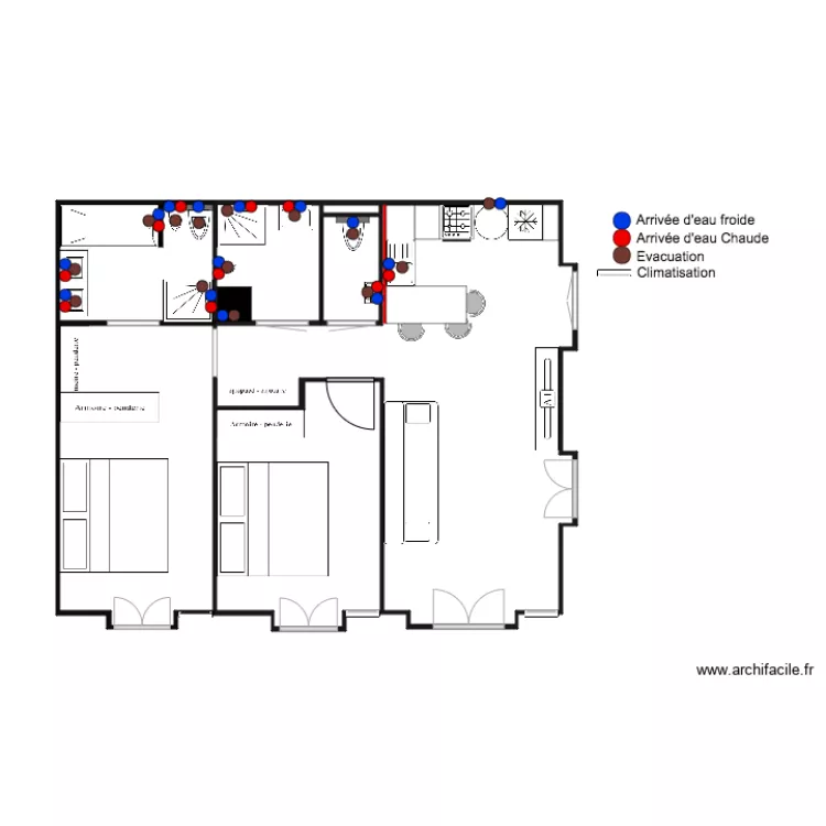 villa madeleine RdC Plan Plomberie partie 3. Plan de villa madeleine RdC Plan Plomberie partie 3. Plan de