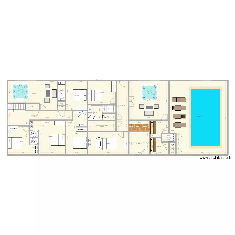 gites pr&eacute;-projet. Plan de 