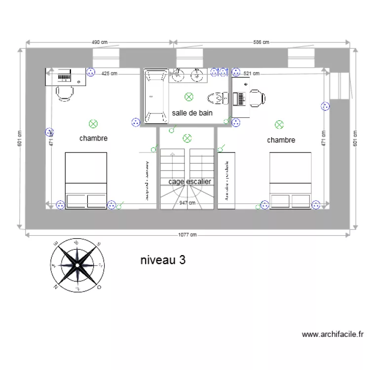 niveau3. Plan de niveau3. Plan de