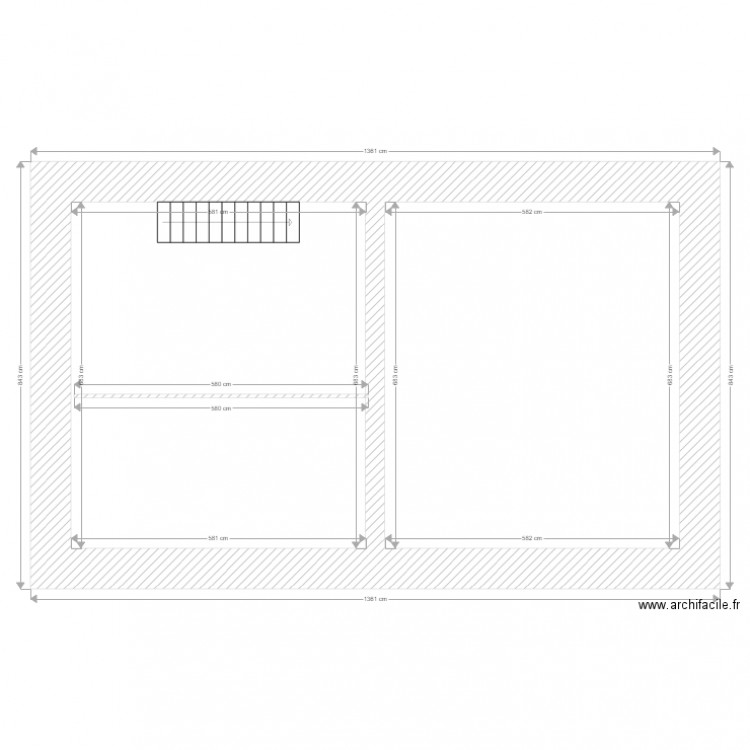 etage 1. Plan de 0 pièce et 0 m2