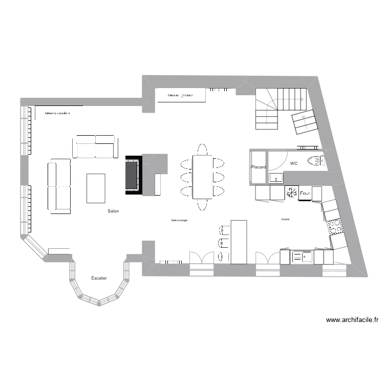 Gay Maison R0. Plan de 