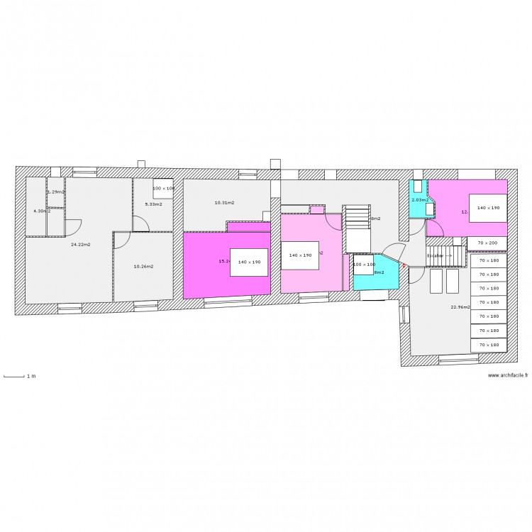 Chamberthaud 1er Etage Projet 9. Plan de 0 pièce et 0 m2