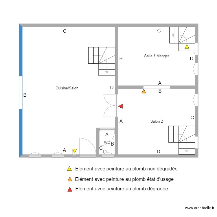 RDC. Plan de 0 pièce et 0 m2