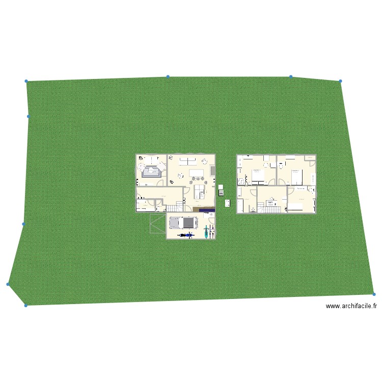 maison. Plan de 0 pièce et 0 m2