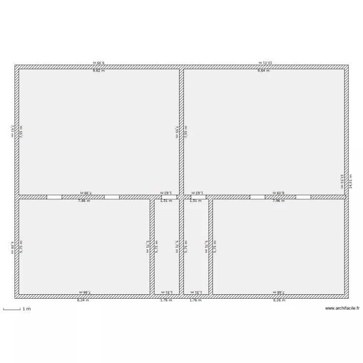 Terrasse. Plan de 