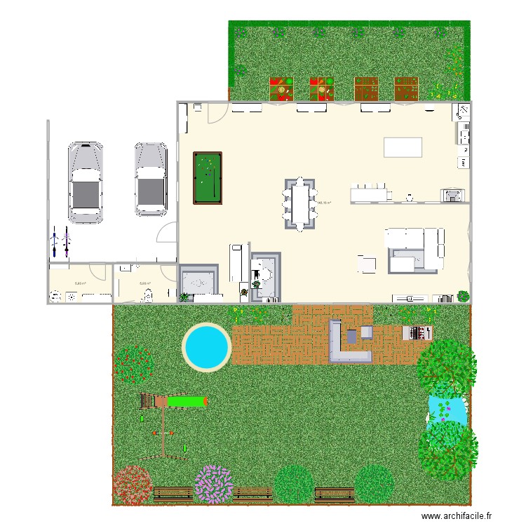 plan maison. Plan de 0 pièce et 0 m2