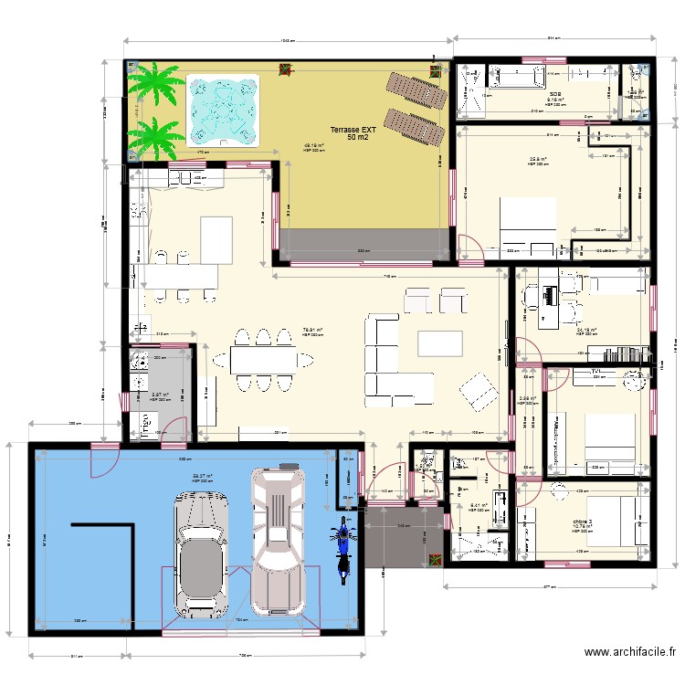 projet maison perso. Plan de 0 pièce et 0 m2