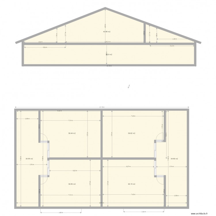Plan. Plan de 0 pièce et 0 m2