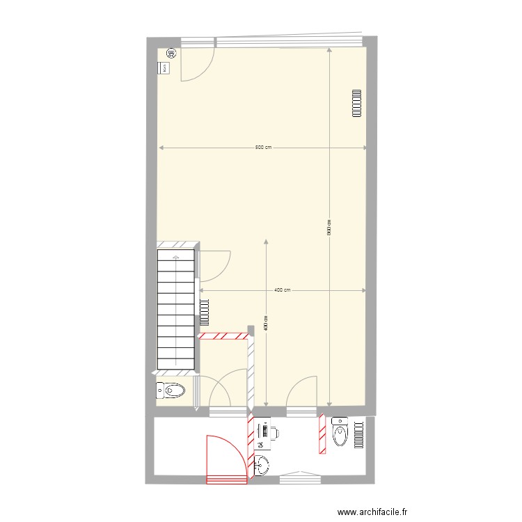 Immeuble MARIGNY RDC epicerie. Plan de 0 pièce et 0 m2