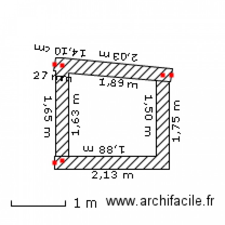 coupe. Plan de 0 pièce et 0 m2