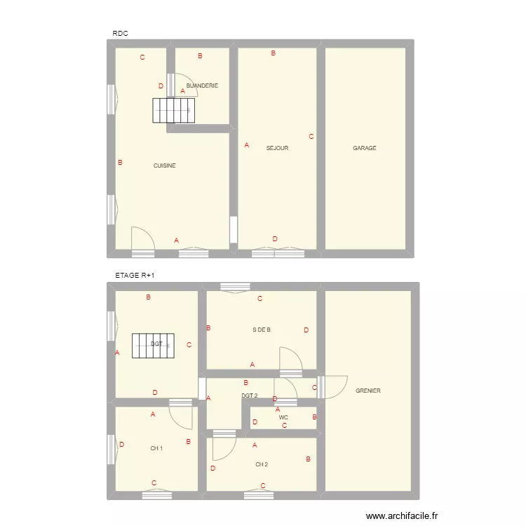 MAS DE DOMPIERRE 25. Plan de 