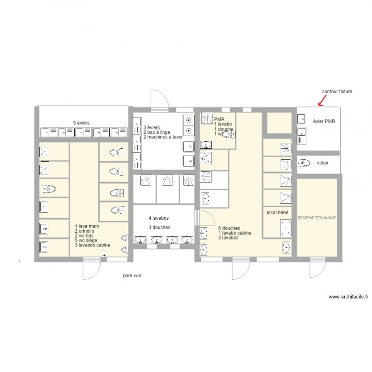 projet sanitaire 28mars 2018. Plan de 0 pièce et 0 m2