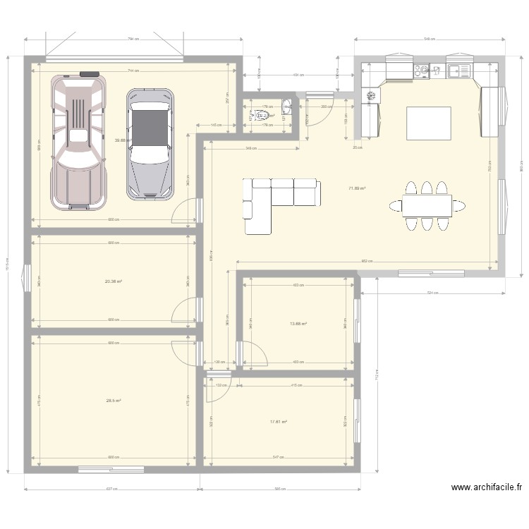 Maison Yannick v3. Plan de 0 pièce et 0 m2