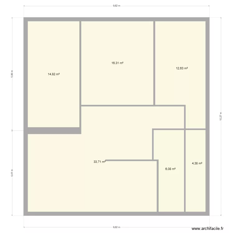 ROBERT &eacute;tage. Plan de 