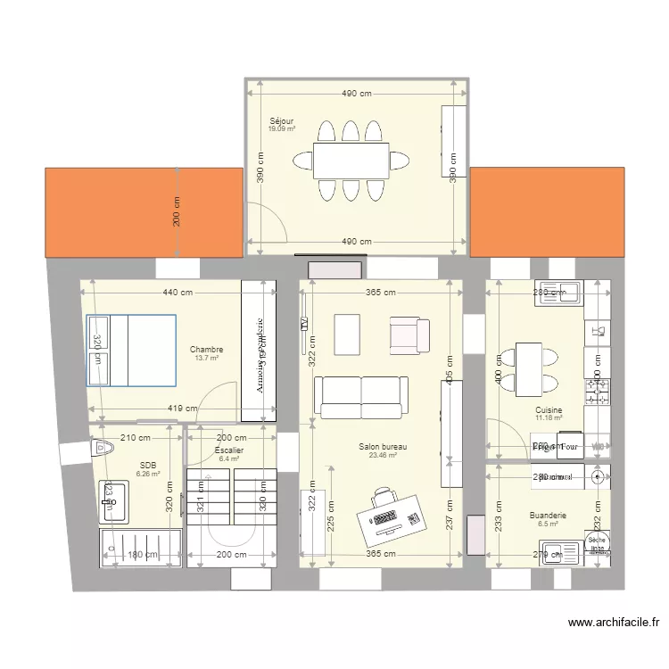 Annie projet 5. Plan de 