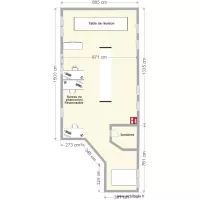 PLAN annot&eacute; &eacute;quipements