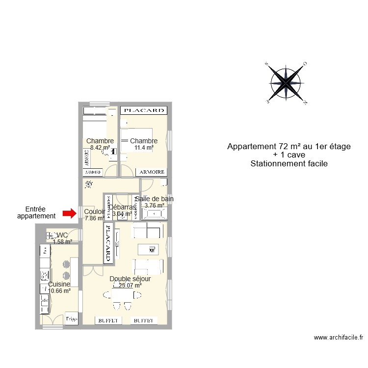 WOTAZEK. Plan de 0 pièce et 0 m2