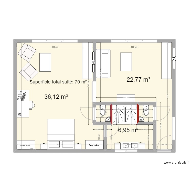 Suite v1 c. Plan de 0 pièce et 0 m2