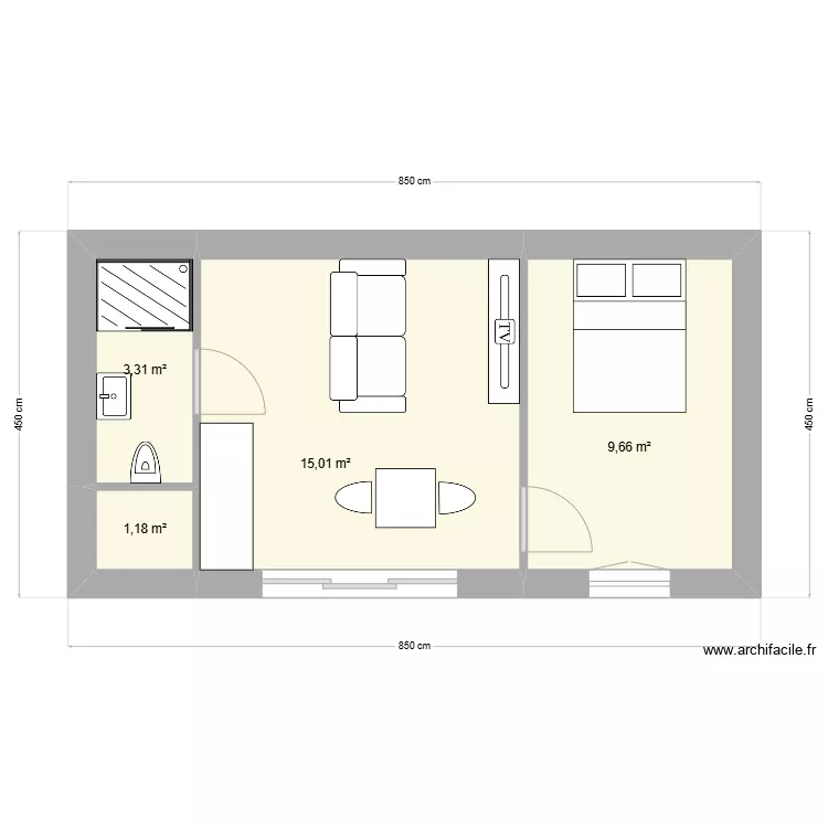 Projet studio pmr. Plan de 